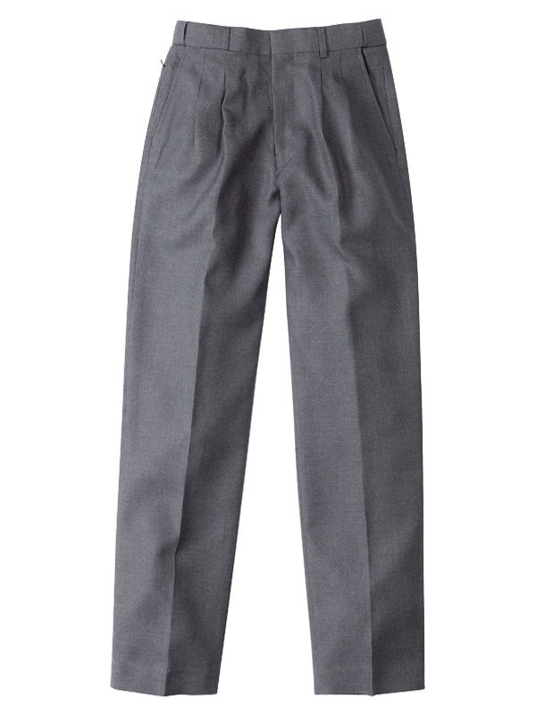 Boys Flat Front Grey Pants - Boy's Store - General Uniform Store